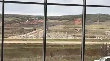 Beton döküm sahasındaki çökme sonrası görüntü