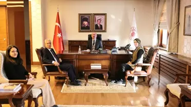 Ziyaret sırasında çekilen fotoğraf