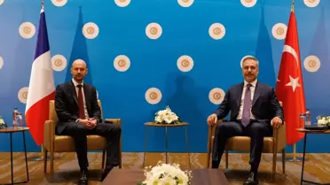 Görüşme anından fotoğraf