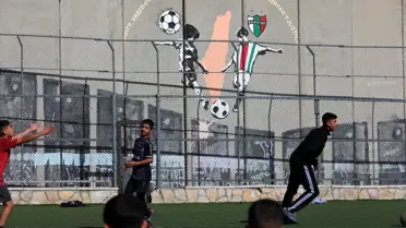 Mural tamamlandıktan sonra stadyumun görünümü