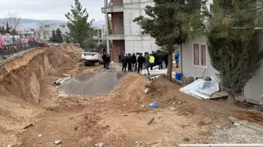 Kazada kullanılan inşaat makinesi