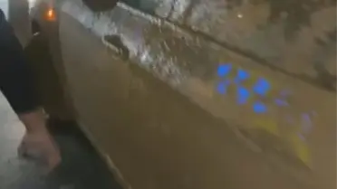 Olay anında taksi içinde çekilmiş görüntü