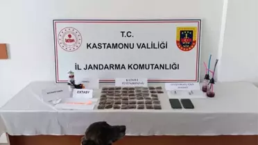 Kastamonu uyuşturucu operasyonu sırasında ele geçirilen maddeler