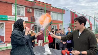 Salıpazarı Gençlik Merkezinde Fen Etkinliği Gençlerin Bilimsel Düşüncesini Güçlendirdi