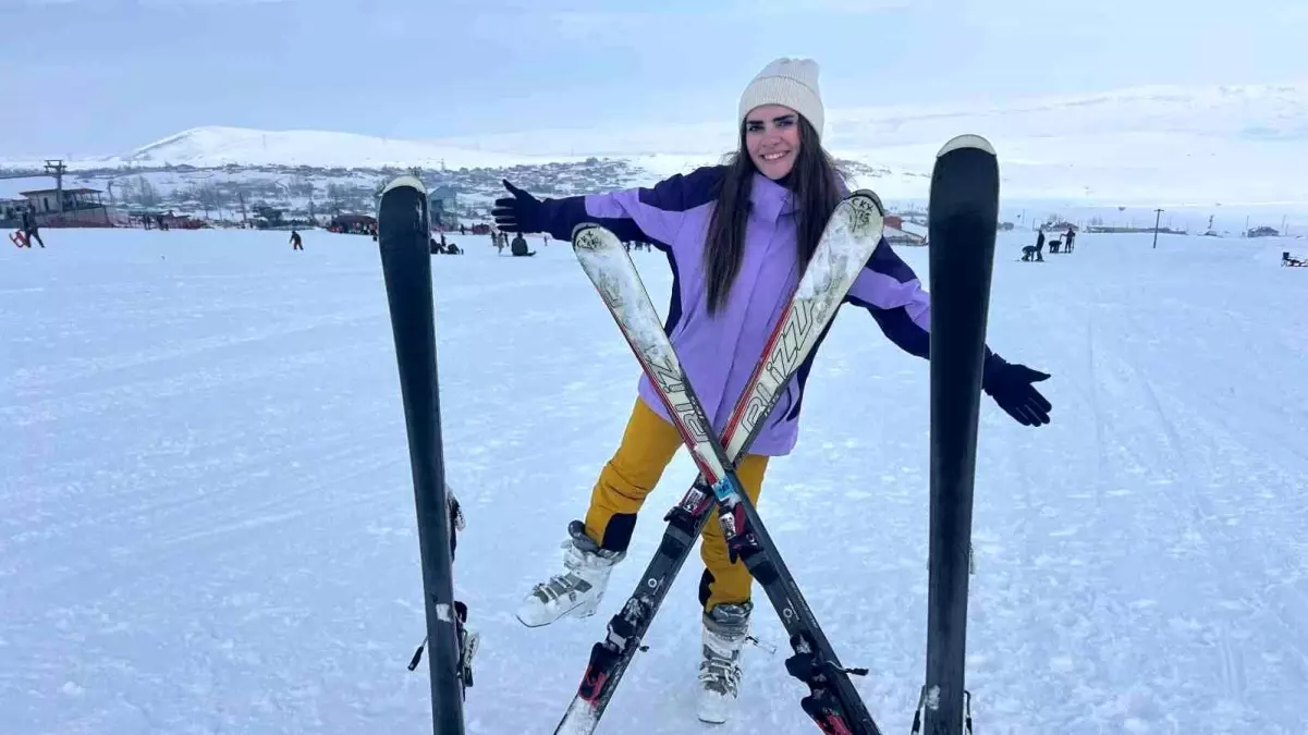 Van'da Abalı Kayak Merkezi Hafta İçi Yoğun İlgi Görüyor