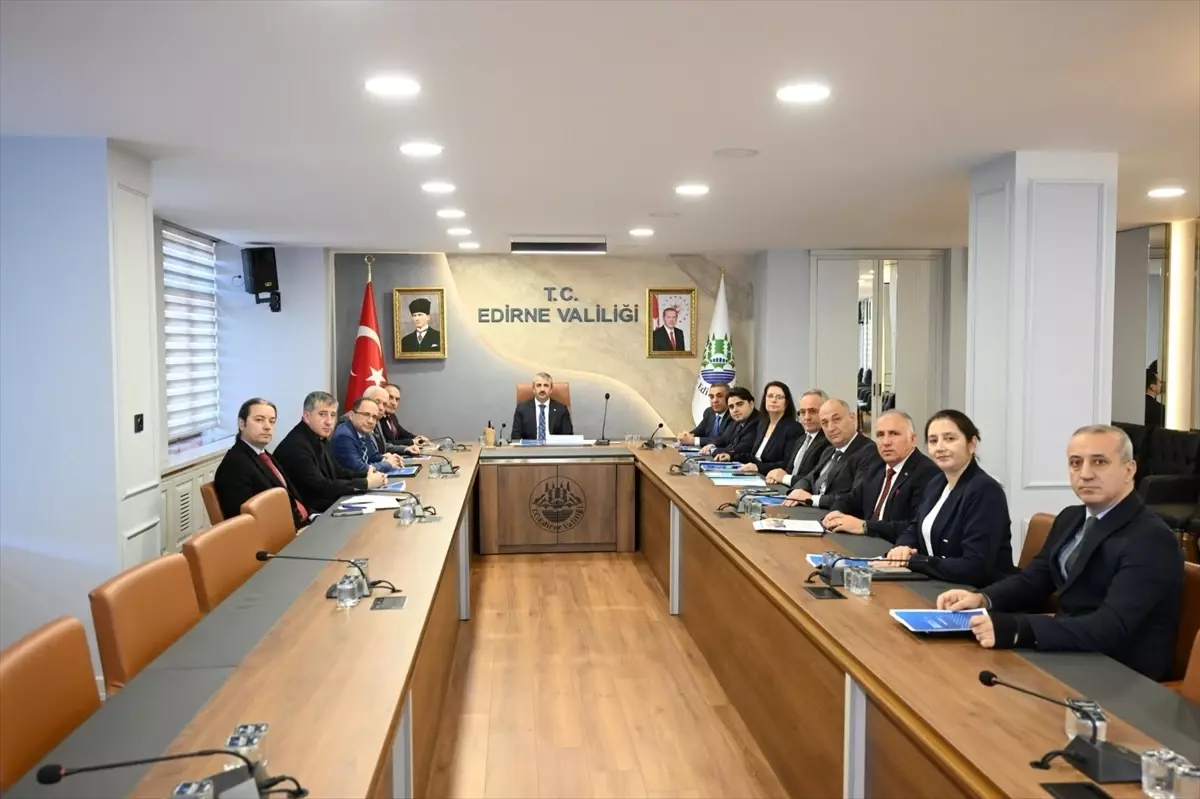 Edirne İl İstihdam ve Mesleki Eğitim Kurulu Toplantısında Projeler Değerlendirildi