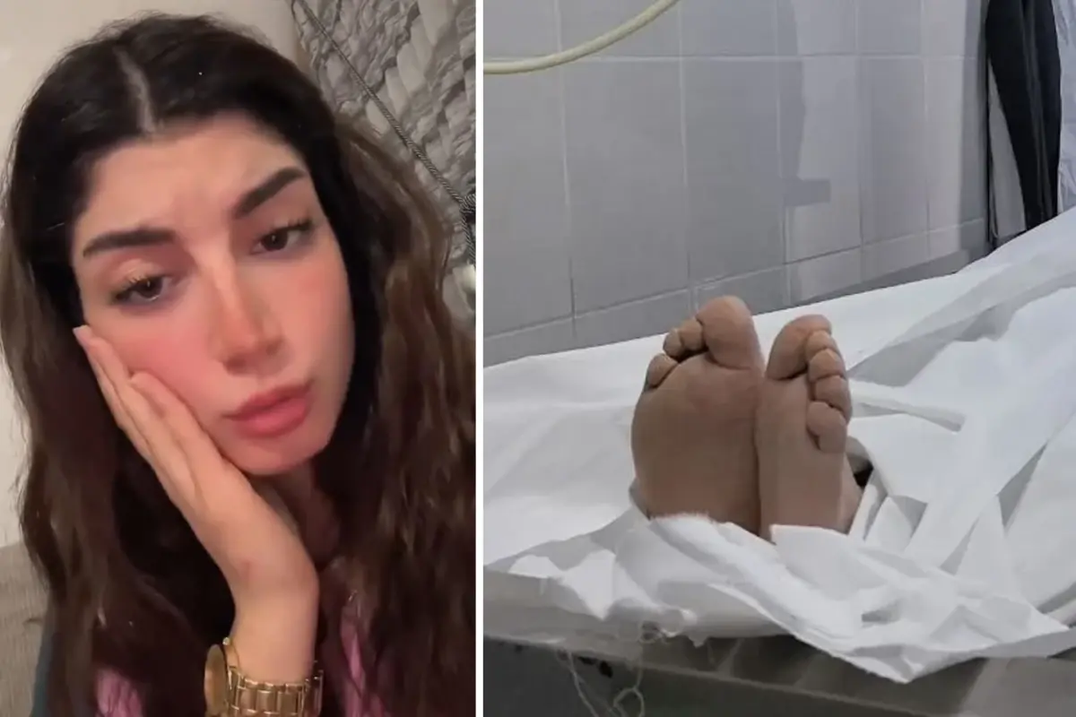 Kadın gassal cenaze yıkarken