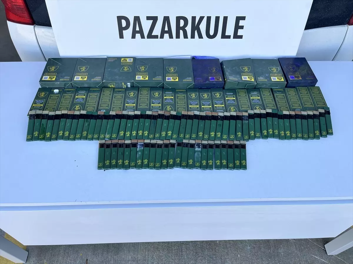 Edirne Pazarkule Sınır Kapısı'nda Likit Esrar İçeren Elektronik Sigara Operasyonu