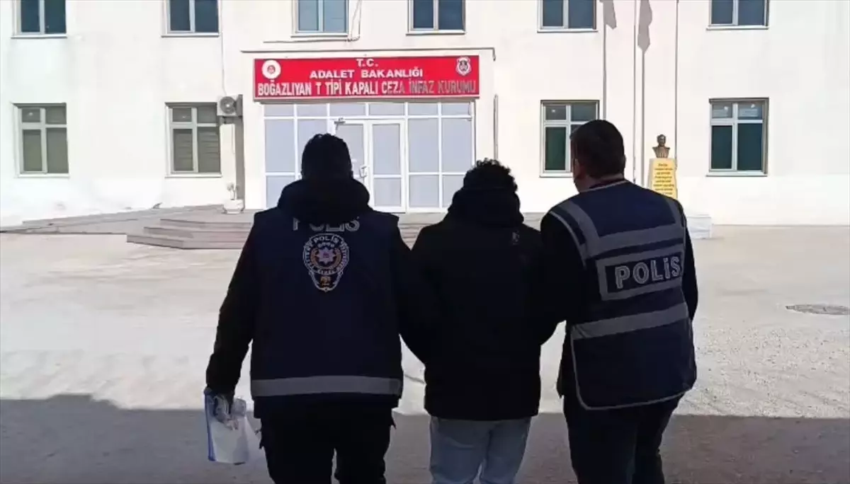 Yozgat'ta 16 Yıllık Hapis Cezalı G.K. Firarından Yakalandı