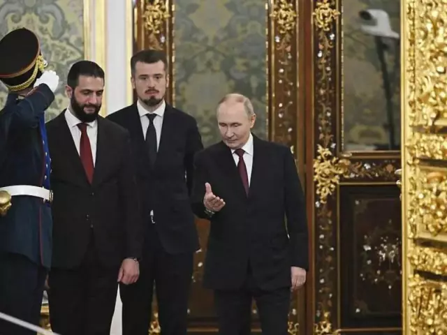 Suriye lideri Şara ve Putin toplantısı