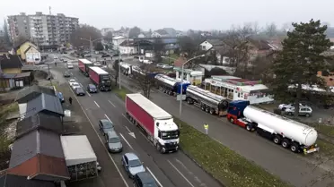 Balkan Sürücülerinden AB Kurallarına Karşı Büyük Protesto