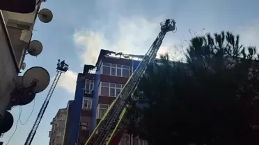 Esenler’de Çatı Katındaki Yangın Hızla Kontrol Altına Alındı