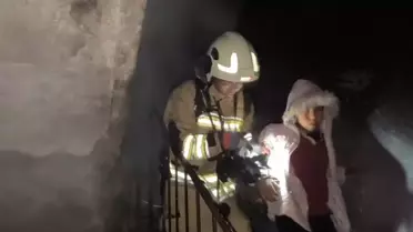 Yangın sonrası dumanlı ortam