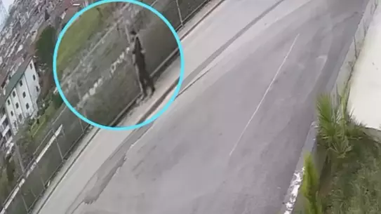 Dolandırıcının yakalanma anı