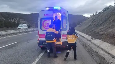 Kütahya’da trafik kazası anı