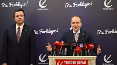 Saadet Partisi ve Yeniden Refah Partisi Liderleri Arıkan ve Erbakan’tan Ortak Basın Toplantısı