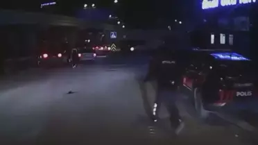 Zeytinburun’da polis dur ihtarına uymayan sürücünün fotoğrafı