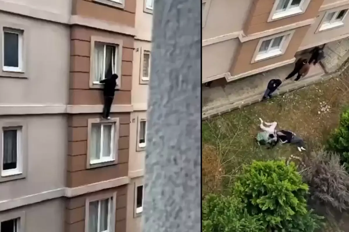 Ümraniye'de 4. kattan atlayan genç kız