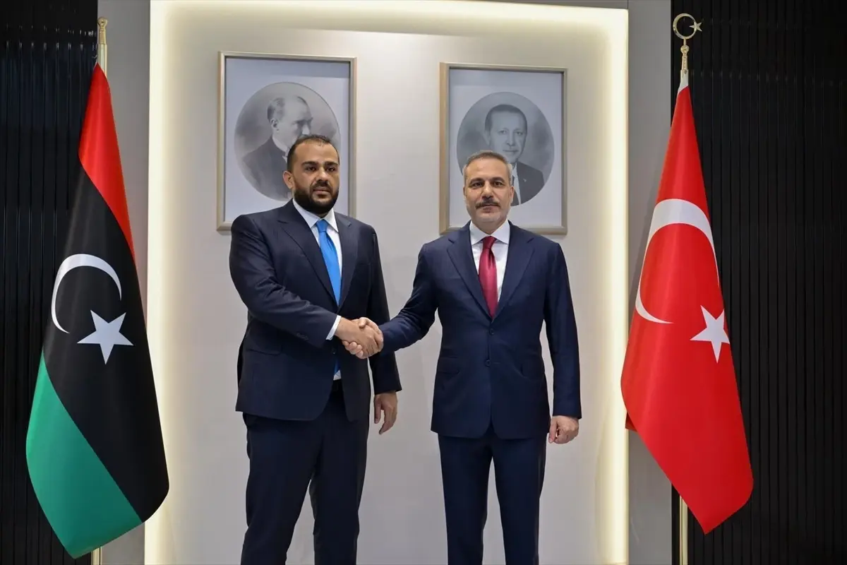 Dışişleri Bakanı Hakan Fidan ve Libya Savunma Bakan Vekili Abdusselam Zubi Görüştü