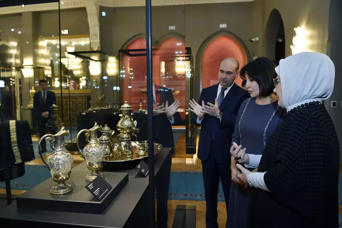 Emine Erdoğan ve Ziroat Mirziyoyeva, Ankara Palas'ta Buluştu