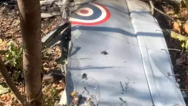 AT-6 uçağının çarpışma anı