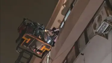 Yangın sonrası otel binası