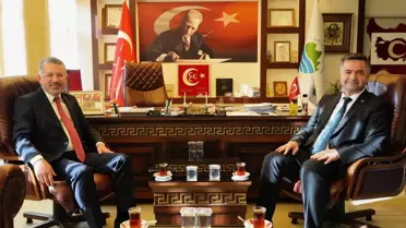 Karabük Valisi Oktay Çağatay, KBÜ Rektörü Kırışık ile Eğitim Projelerini Değerlendirdi