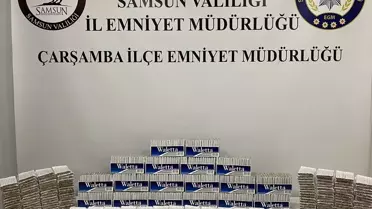 Samsun’da 10 Bin Dolu Makaron Operasyonu Sonuçlandı