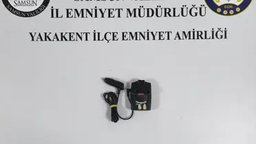 Yakakent'te Duraklatılan Araçta Radar Tespit Cihazı Ele Geçirildi