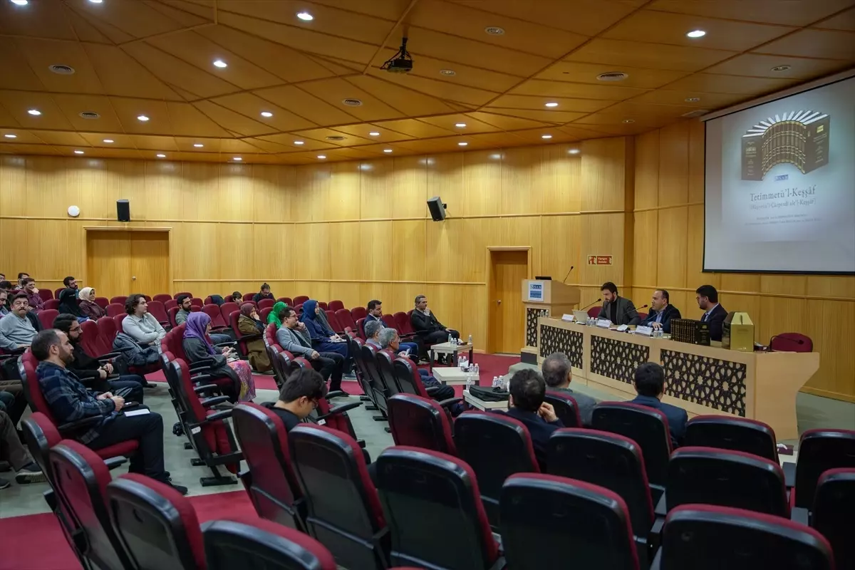 Tetimmetü’l‑Keşşaf eserinin tanıtım toplantısı