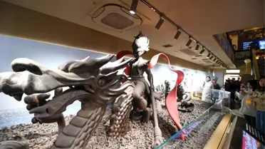 Tianjin'de 10 Ton Çikolatadan Oluşan Dev Sanat Enstalasyonları