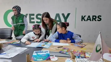 Yeşilay Kars Şubesi'nden Yarıyıl Tatili Çocuklara Özel Kış Okulu