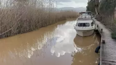 Akyaka’da Fırtına Sonrası Denizde Kahverengi Su Görüntüsü
