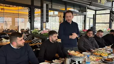 İstihdam projeleri hakkında sunum yapan Kayaoğlu