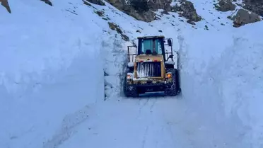 Kurtarma ekiplerinin çığ altında çalışması