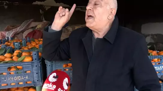 Hatay'da Mandalina Üreticisi Niyazi Arslan'dan Çarpıcı İsyan: 1 Ton Satıp 1 Kilo Kıyma Alacak