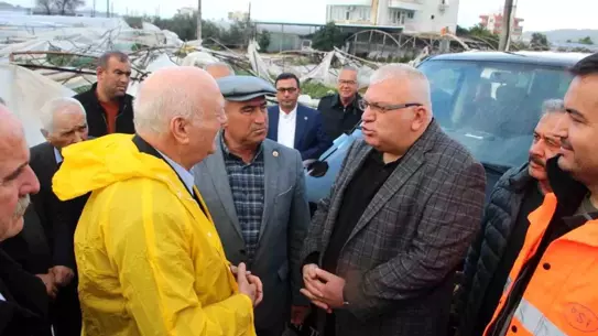 Kumluca’da Sel ve Hortuma Maruz Kalan Üreticiler İçin Nakdi Yardım Talebi