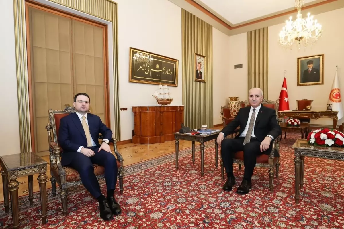 Adalet Bakanı Akın Gürlek, TBMM Başkanı Numan Kurtulmuş ile Görüşme Gerçekleştirdi