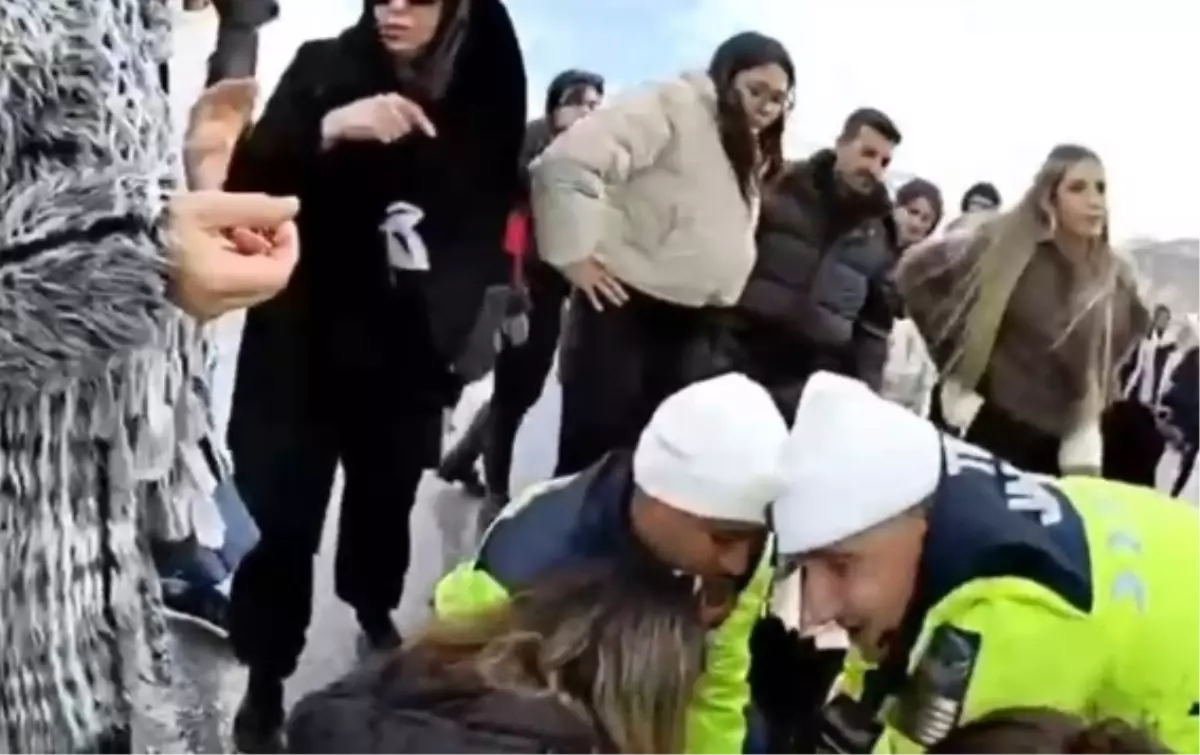 Erciyes Kayak Merkezi'nde jandarma müdahalesi