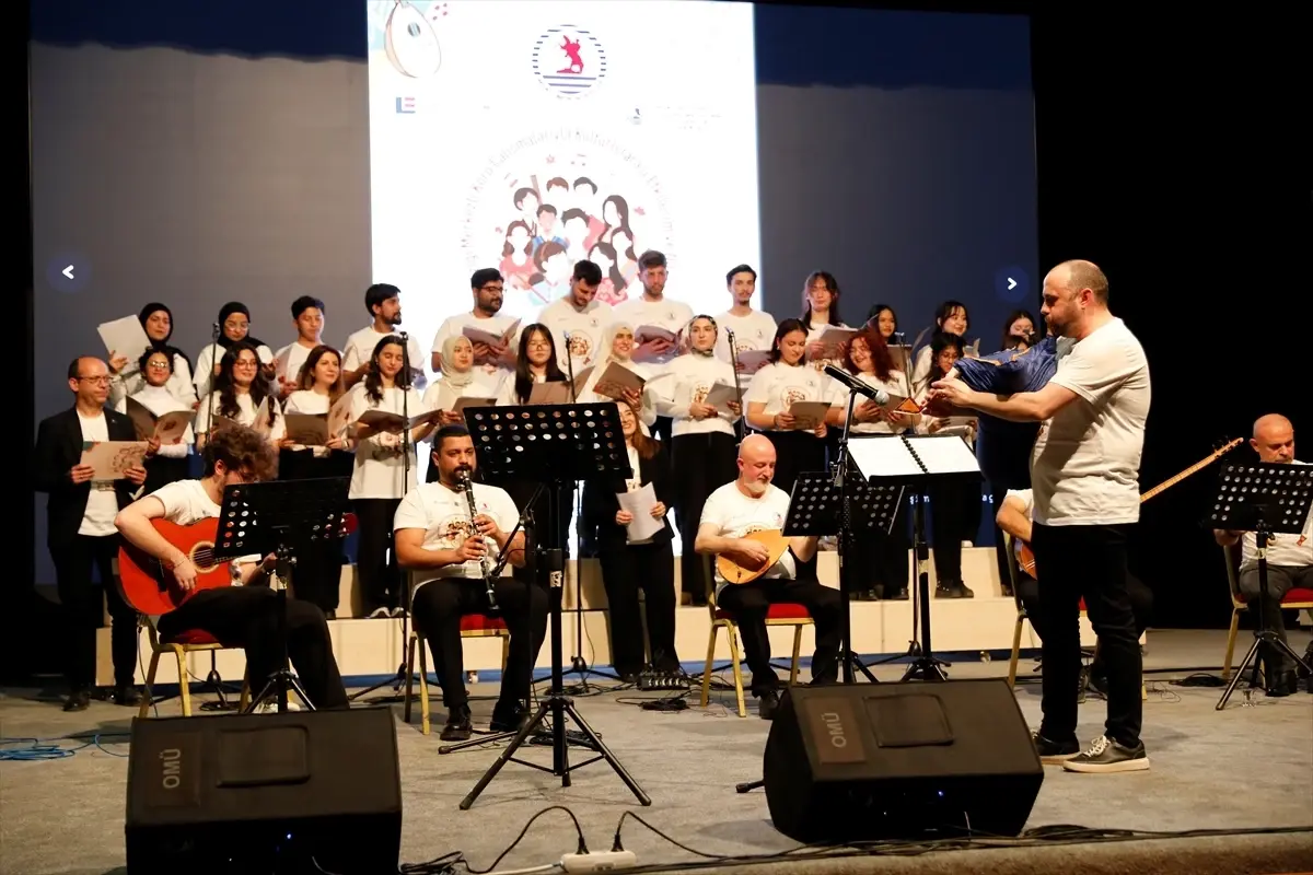 OMÜ’de Uluslararası Koro, Halk Müziği Notalarıyla Buluştu