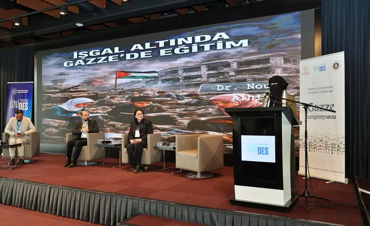 Samsun Üniversitesi'nde Gazze Sempozyumu: İnsanlık Krizinin Sosyal Boyutları Masaya Geldi