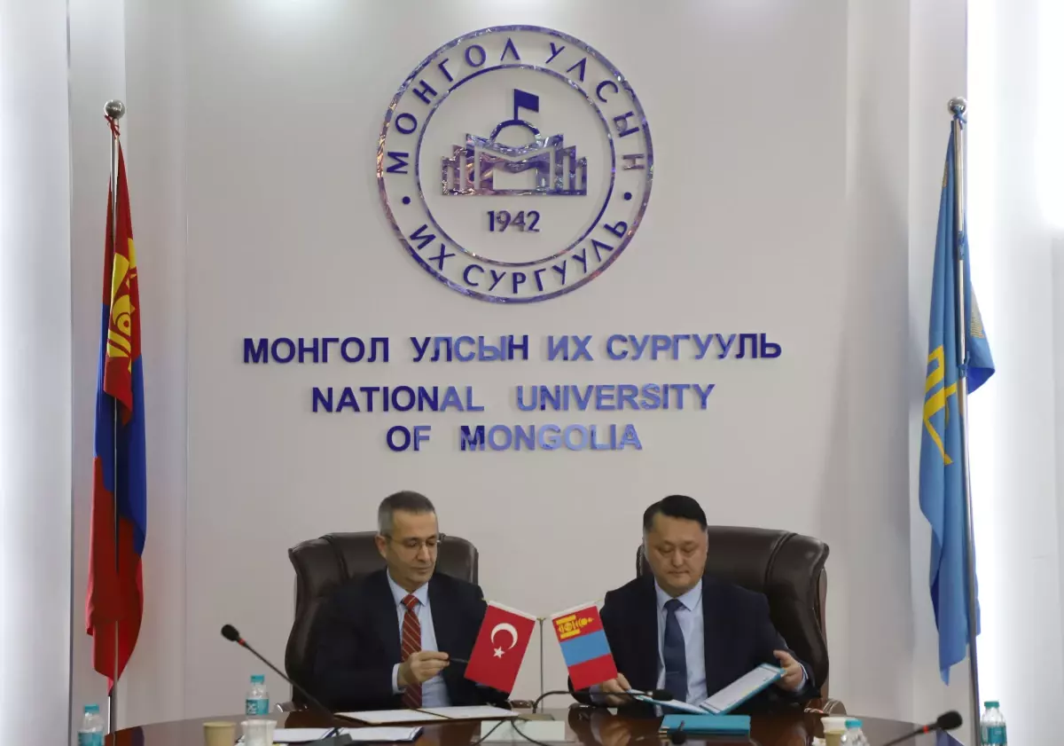 YEE ve Moğolistan Devlet Üniversitesi Kültürel İş Birliği Anlaşması İmzalandı