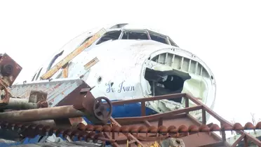 Bursa’da hurda Boeing 747 fotoğrafı