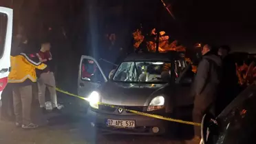 Alanya’da silahlı saldırı anı