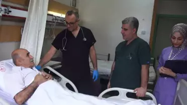 Kalp ameliyatı sonrası damarın kapatıldığı görüntü