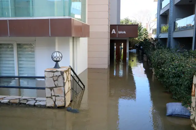 Alanya’da sel sularının yükselişi