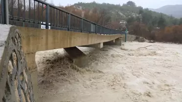 Taşkın sonrası derelerde yükselen su seviyeleri