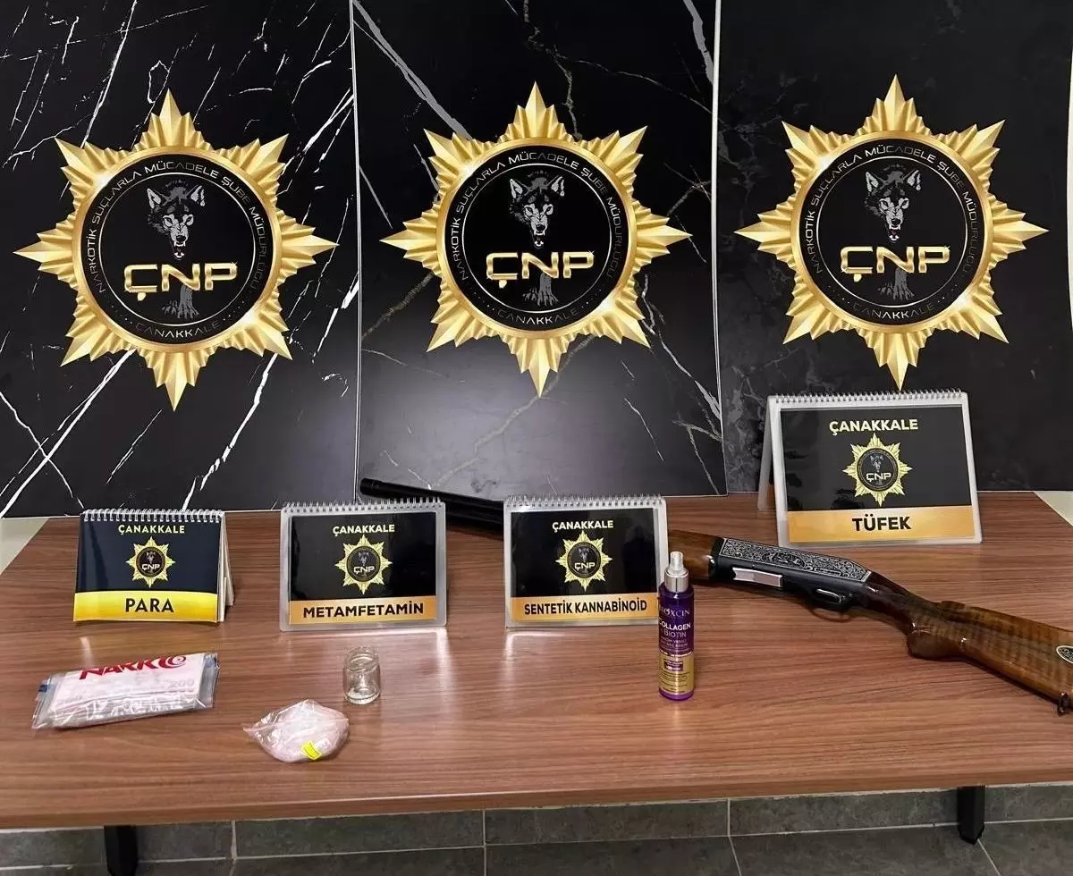 Çanakkale'de Uyuşturucu Operasyonu: 3 Şüpheli Tutuklandı