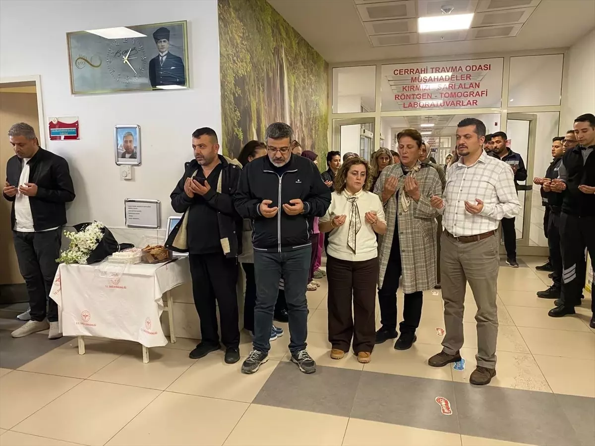 Serik Devlet Hastanesi'nde düzenlenen tören