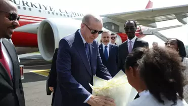 Cumhurbaşkanı Erdoğan, Addis Ababa’da Resmi Ziyaretini Başlattı